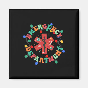 Notfallabteilung Weihnachten Krankenversicherung 2 Magnet
