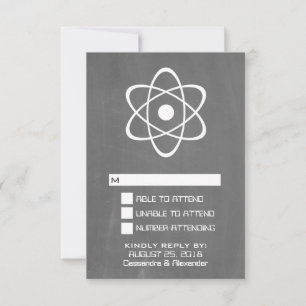 Notfallkarte für Elfenbein RSVP Karte
