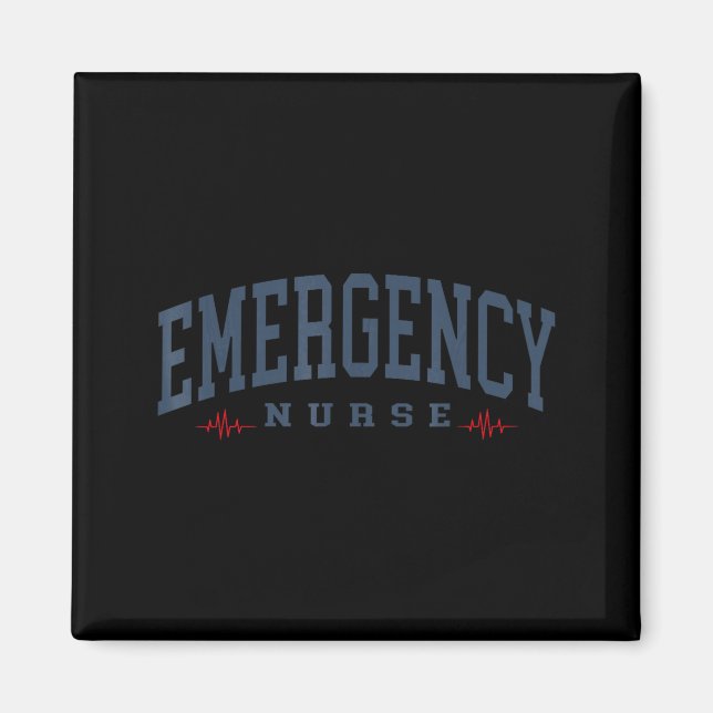 Notfallkrankenschwester Notaufnahme Notfall Magnet (Vorne)