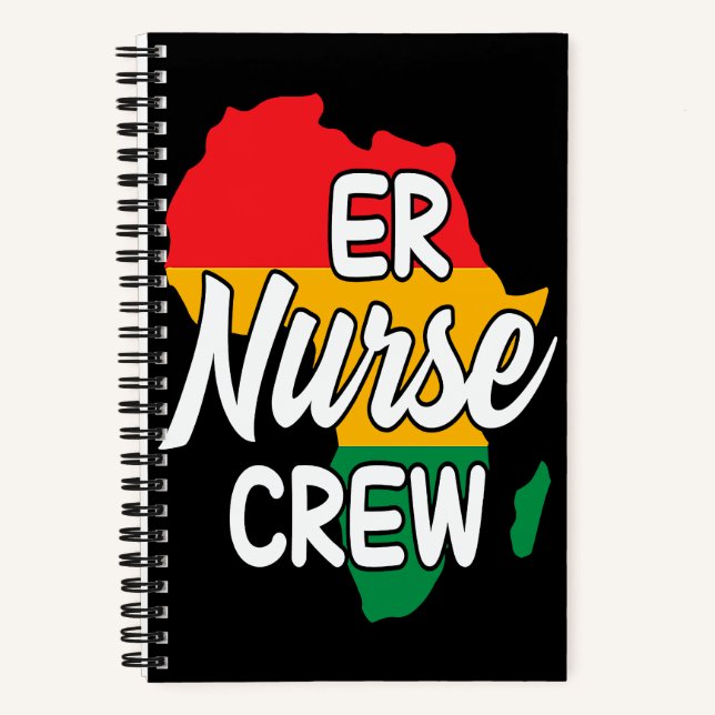 Notfallkrankenschwester-Team Notizbuch (Vorderseite)