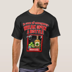 Notfallpartycrew lustiger Trinkwitz Notfall T-Shirt