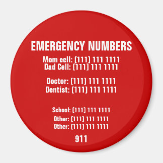 Notfallplan Magnet