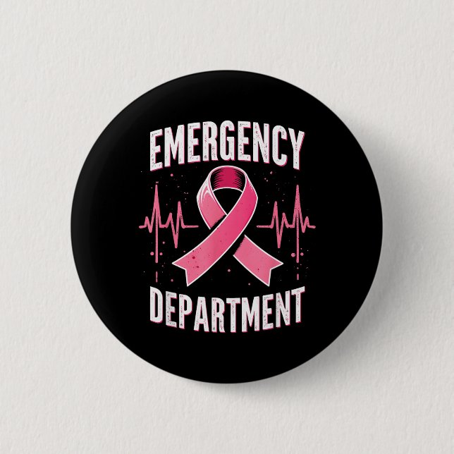 Notfallstation Notaufnahme Krankenschwester Brust Button (Vorderseite)