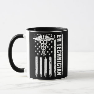 Notfalltechniker Gehirn Notaufnahme Tech Amerikani Tasse