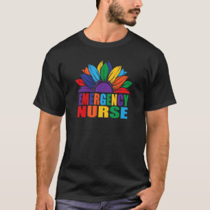 Nothilfegruppe Regenbogen Sonnenblume Lgbt Niedlic T-Shirt