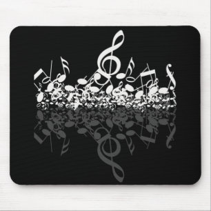 Nothin', aber zitternd-schwarz Maus Pad Mousepad
