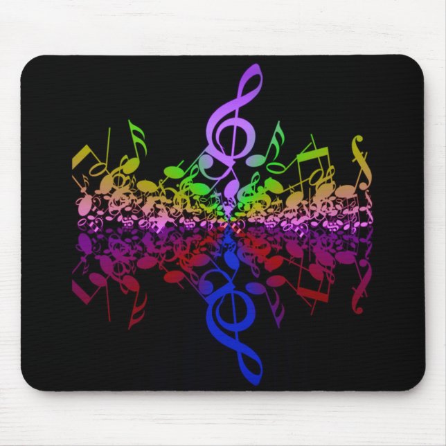 Nothin', aber zittrig-Rainbow-Mouse-Pad Mousepad (Vorne)