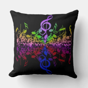 Nothin' but Treble Rainbow Musiknotens Kissen