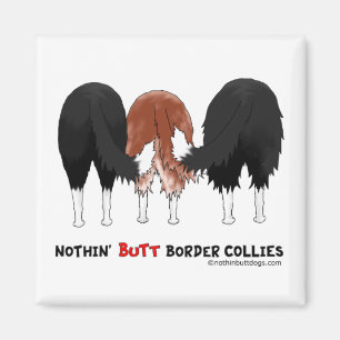 Nothin' Hintern Border Colliese Magnet