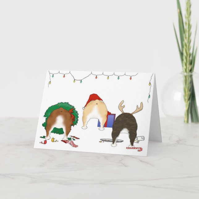 Nothin' Hintern Ein Bulldogge Weihnachten (Vorderseite)
