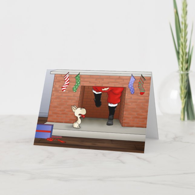 Nothin' Hintern Ein Franchisehafen Feiertagskarte (Vorderseite)