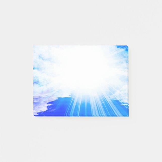 Nothin' sondern Blue Sky Post-it Klebezettel (Vorderseite)
