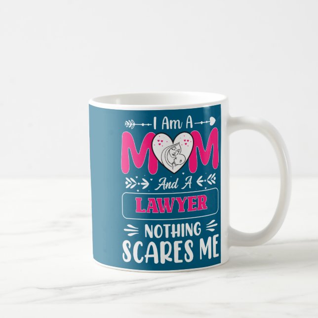 Nothing Es Me Funny Lawyer Mom Quote  Kaffeetasse (Rechts)