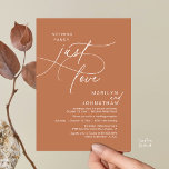 Nothing Fancy, Just Love, Romantic Wedding Dinner Einladung<br><div class="desc">Celebrate your love story with this elegant minimalist wedding invitation, designed with a refined sans font paired with delicate romantic elegant handwritten script. Perfect for couples who love modern romance, soft neutrals, and timeless typography, "Nothing Fancy, Just Love". Perfect for couples extending their joyous occasion, this invitation exudes sophistication with...</div>