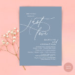 Nothing Fancy, Just Love, Romantic Wedding Dinner Einladung<br><div class="desc">Celebrate your love story with this elegant minimalist wedding invitation, designed with a refined sans font paired with delicate romantic elegant handwritten script. Perfect for couples who love modern romance, soft neutrals, and timeless typography, "Nothing Fancy, Just Love". Perfect for couples extending their joyous occasion, this invitation exudes sophistication with...</div>