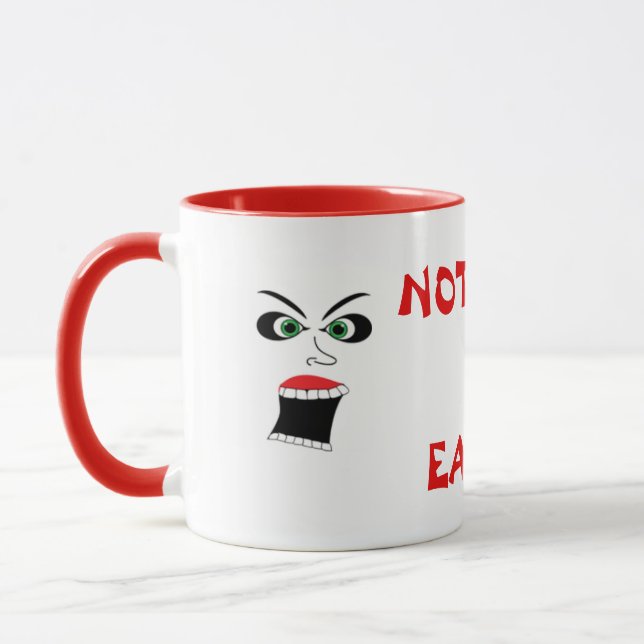 NOTHING IS EASY SCREAMING COFFEE MUG FOR OFFICE (Gauche)