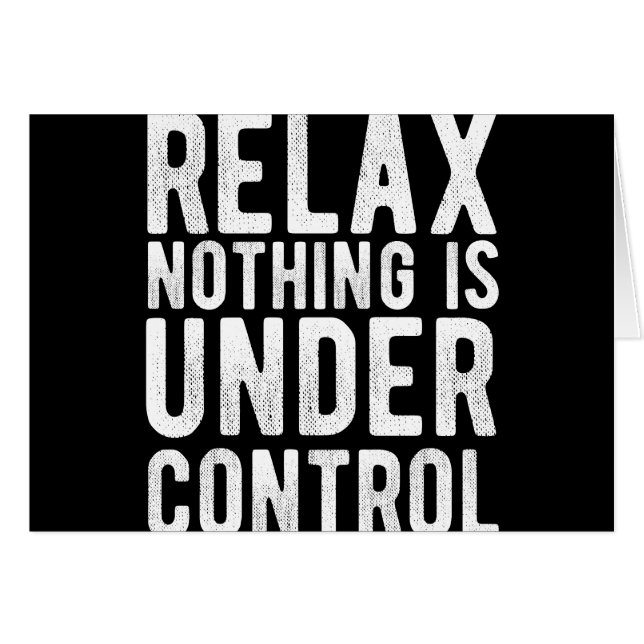nothing is uncontrol (Devant horizontal)