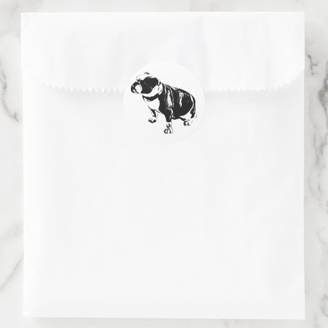 Nothing to Prove Runder Aufkleber (Tasche)