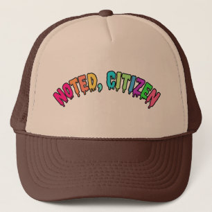 Notierte Citizen Hat - Witty Parody-Anweisung Truckerkappe