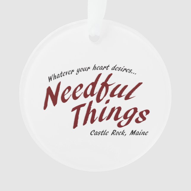 Nötige Sachen Ornament (Vorderseite)