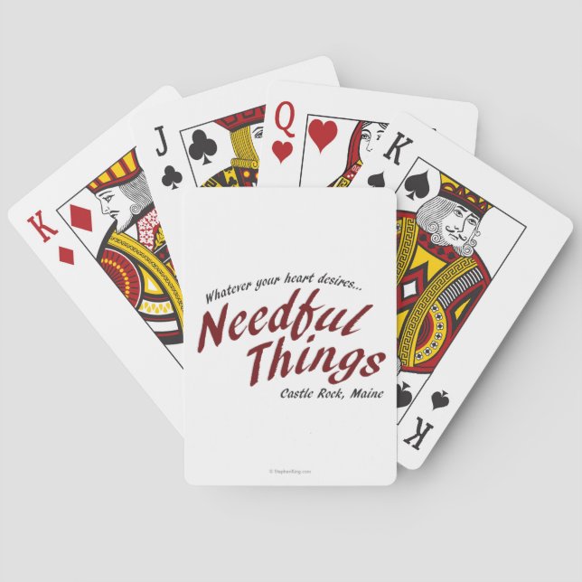 Nötige Sachen Spielkarten (Rückseite)
