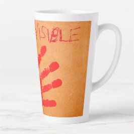 #NotInvisible Latte Tasse