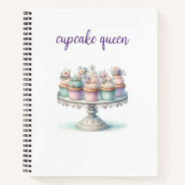 notitieboekje met cupcakes notizbuch