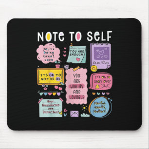 Notiz an mich selbst Psychologe Bewusstsein für ps Mousepad