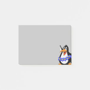 Notiz Post-it-Notizen, Sonnenblumen Pinguin Floral