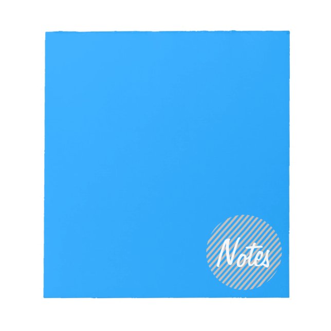 Notizblock | Blau (Vorderseite)
