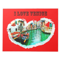 Notizblock ich liebe VENEDIG