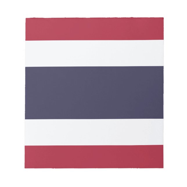 Notizblock mit Flagge Thailands (Vorderseite)