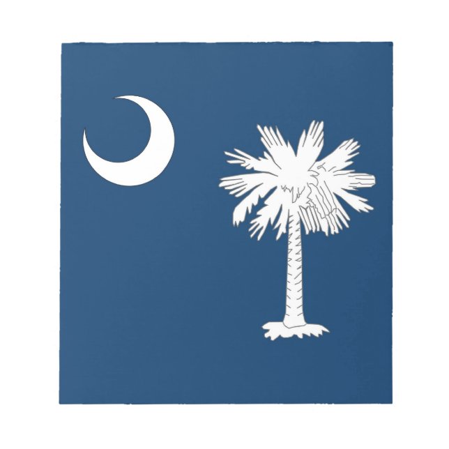 Notizblock mit Flagge von South- CarolinaStaat (Vorderseite)