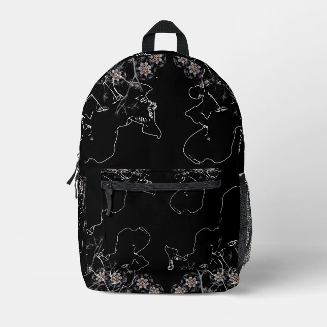 Notizblüte Bedruckter Rucksack (Vorderseite)