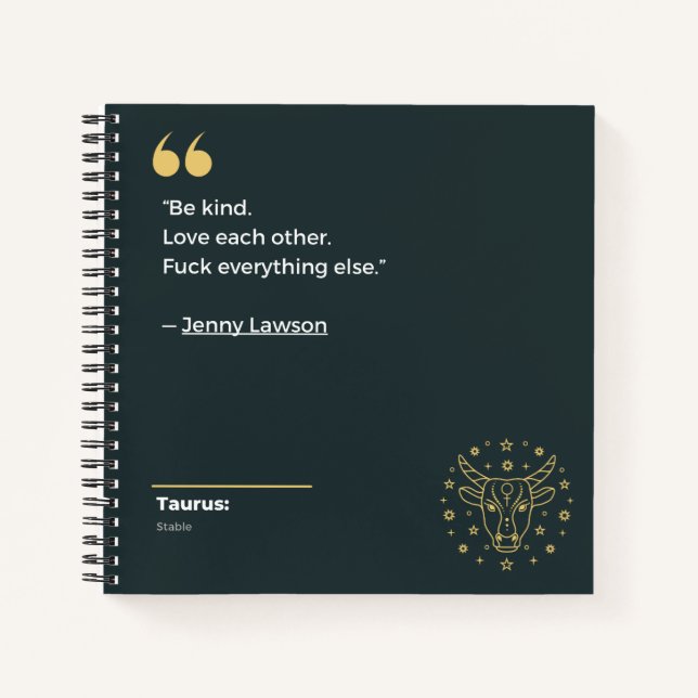 Notizbuch (Vorderseite)