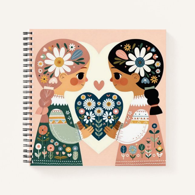 Notizbuch 21,6 cm x 21,6 cm (Vorderseite)