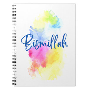 Notizbuch - Bismillah - Bunt Notizblock