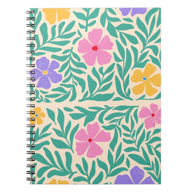 Notizbuch Blumen Notizblock (Vorderseite)