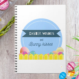 Notizbuch | "Bunny kisses" niedliches Osterdesign Notizblock