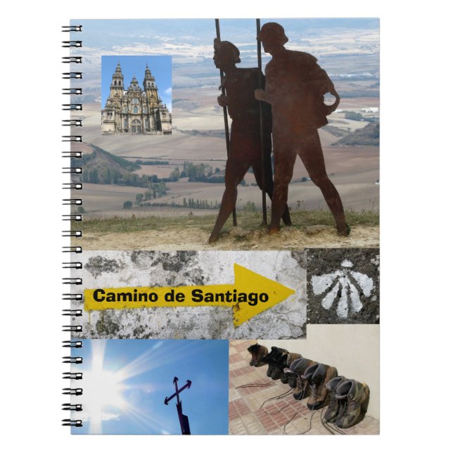 Notizbuch Camino Des Santiago Notizblock (Vorderseite)