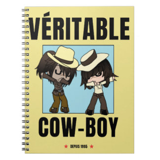 Notizbuch "Cowboy Chibi" Notizblock