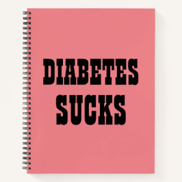 Notizbuch Diabetes ist zum Kotzen