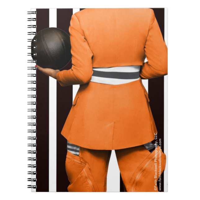 Notizbuch. FORWARD (orange) Notizblock (Vorderseite)