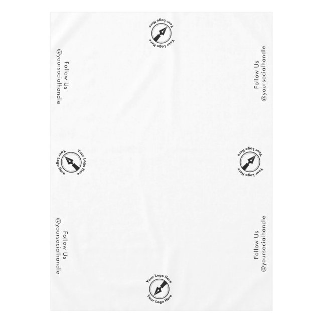 Notizbuch für Firmenveranstaltungen Tischdecke (Vorderseite)