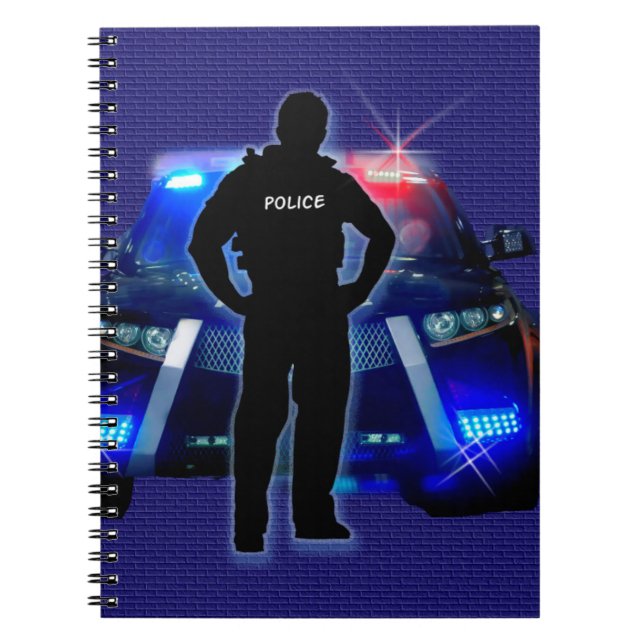 Notizbuch für Polizei und Strafverfolgung Notizblock (Vorderseite)