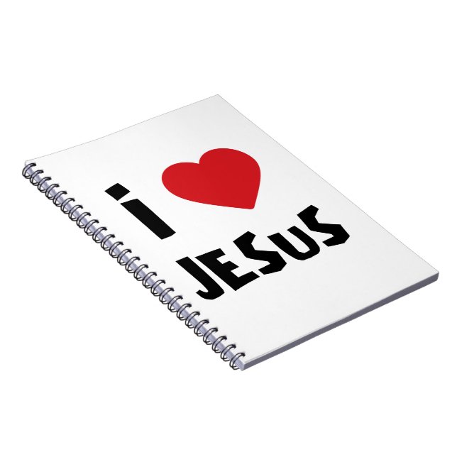 Notizbuch    Ich liebe Jesus Notizblock (Rechte Seite)