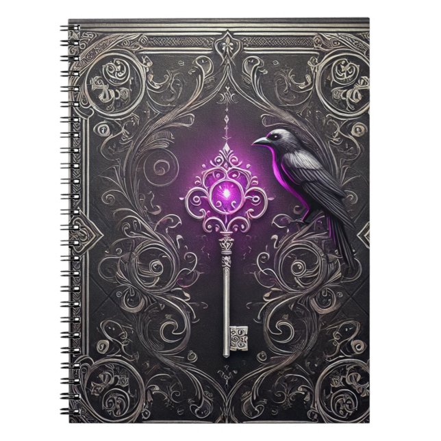 Notizbuch im Gothic-Stil Notizblock (Vorderseite)