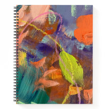 Notizbuch im wilden Gartendesign
