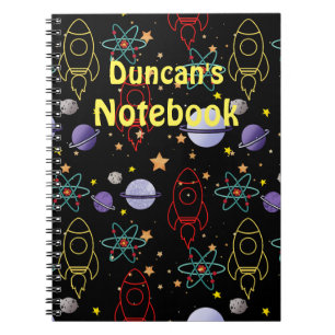 Notizbuch Kinder Weltraum Notizblock