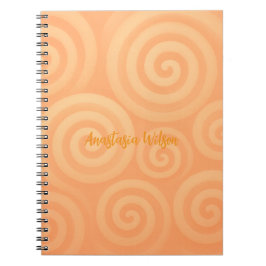 Notizbuch mit abstrakten Formen Notizblock